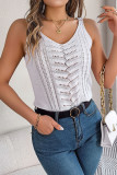 Jacquard Knitting Cami Top