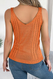 Jacquard Knitting Cami Top