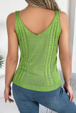 Jacquard Knitting Cami Top