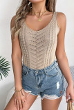 Jacquard Knitting Cami Top