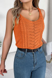 Jacquard Knitting Cami Top