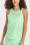 Plain Fast Dry Crew Neck Tank Top