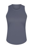 Plain Fast Dry Crew Neck Tank Top