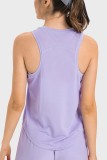 Plain Fast Dry Crew Neck Tank Top