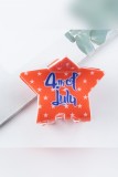 4th July Print Hair Clip MOQ 5pcs