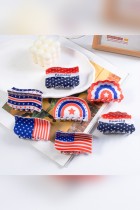 Independence Day US Flag Print Hair Clip