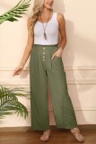Straight High Waist Overall Bottom