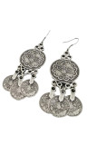 Boho Round Coins Earrings MOQ 5pcs