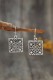 Alloy Square Earrings MOQ 5pcs