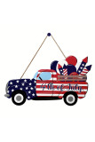 Independence Day US Flag Wooden Doorplate Accessory