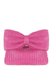 Bowknot Straw Woven Handbag