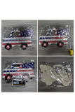 Independence Day US Flag Wooden Doorplate Accessory
