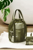 Plain See Thru Neck Bucket Bag MOQ 3pcs