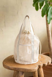 Plain See Thru Neck Bucket Bag MOQ 3pcs