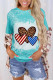 4th Of July Bleached Print Graphic Tee