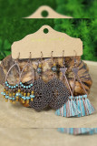Bohemian Multi Style Earrings Set MOQ 5sets