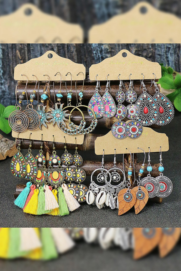 Vintage Bohemia Tassel Earrings