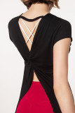 Back Twist Knot Plain Top