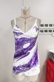 V Neck Tie Dye Cami Top