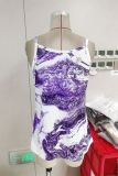 V Neck Tie Dye Cami Top