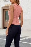 Plain Rib Sleeveless Tank Top