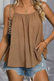 Plain Textured Cami Top