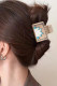 Western Print PU Claw Clip MOQ 5pcs