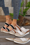 Summer Woven Wedge Sandals