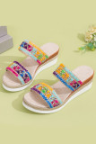 Summer Woven Wedge Sandals