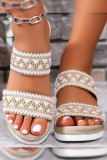 Summer Woven Wedge Sandals