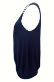 Plain Smocked Tank Top