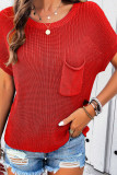 Plain Pocket Knitting Top