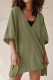 V Neck Plain Two Pieces Short Set