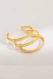 Golden Snake Shape Bracelet