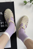 Thin Eyelet Summer Socks MOQ 5pcs