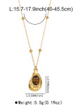 Tiger Eye Stone Golden Necklace