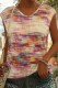 Tie Dye V Neck Tank Top