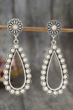 Western Turquoise Alloy Earrings