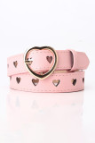 Heart Shape PU Leather Belt