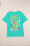 Mint Green SUNSHINE ON MY MIND Graphic Tee