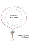 Turquoise Cross Necklace MOQ 5pcs