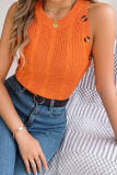 Sleeveless Knitting Tank Top