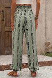 High Waist Printed Jogger Pants