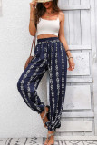 High Waist Printed Jogger Pants
