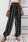 High Waist Printed Jogger Pants