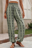 High Waist Printed Jogger Pants