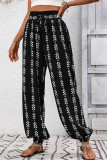 High Waist Printed Jogger Pants