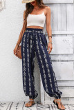 High Waist Printed Jogger Pants