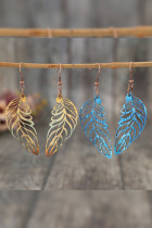 Colorful Feather Wooden Earrings