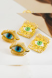 Golden Eyes Earrings